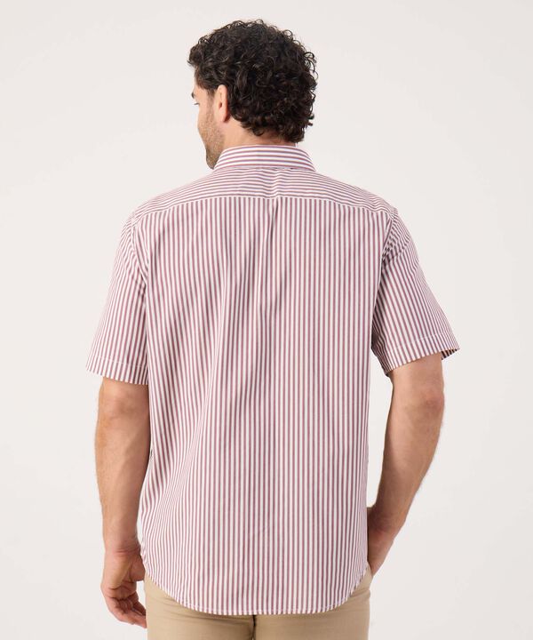 Camisa A Rayas Con Bolsillo 